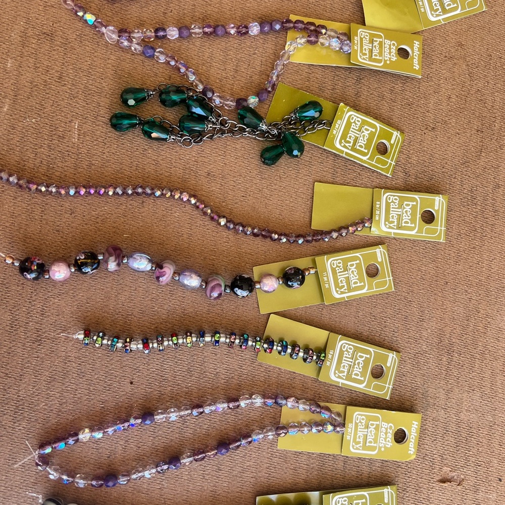 Bead Gallery Lot of 8 NEW Bead Strands